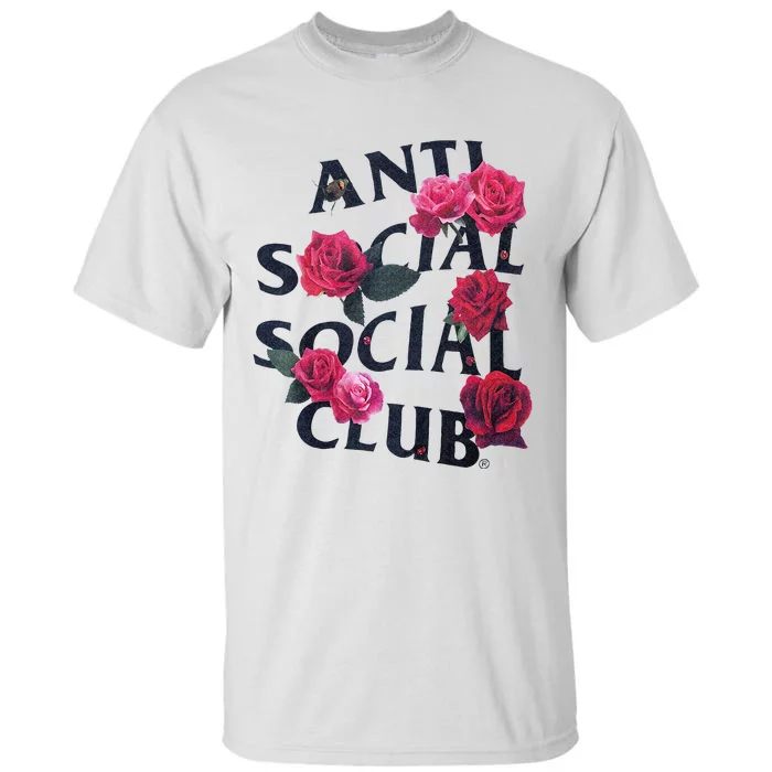 Antisocial Introvert I Hate People Antisocial Club Tall T-Shirt