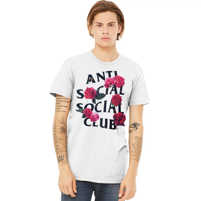 Antisocial Introvert I Hate People Antisocial Club Premium T-Shirt