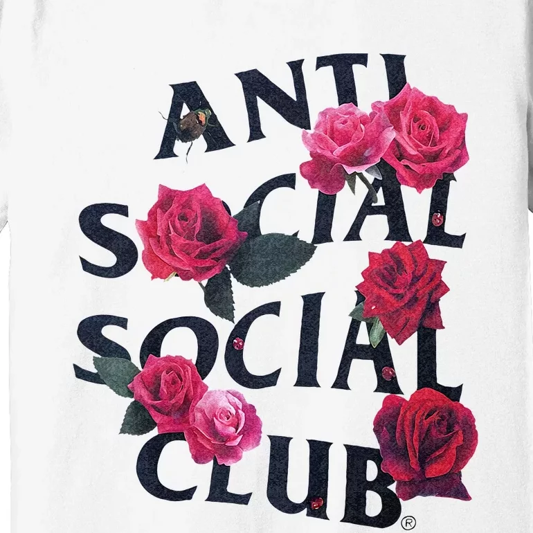 Antisocial Introvert I Hate People Antisocial Club Premium T-Shirt