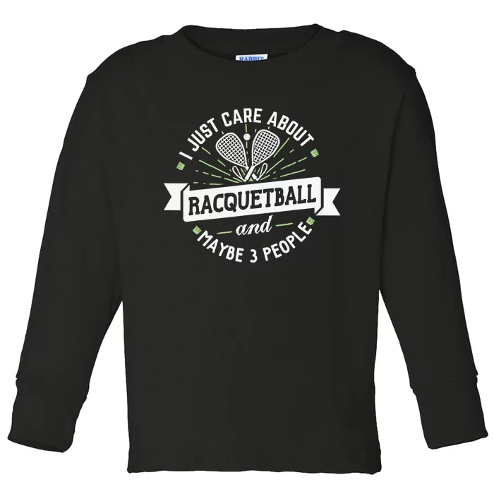 Assuming Im Just An Old Man First Mistake Racquetball Toddler Long Sleeve Shirt