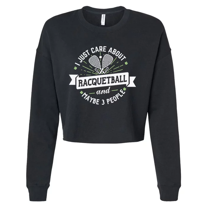 Assuming Im Just An Old Man First Mistake Racquetball Cropped Pullover Crew