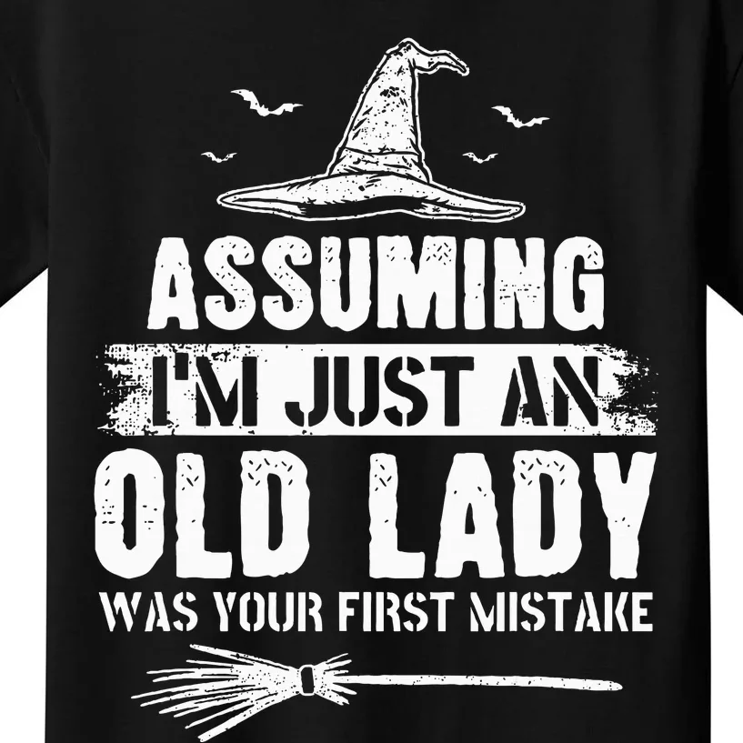 Assuming I'm just an old lady - A Surprising Revelation Kids T-Shirt