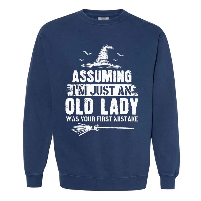 Assuming I'm just an old lady - A Surprising Revelation Garment-Dyed Sweatshirt