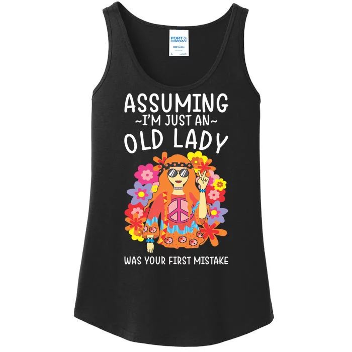 Assuming Im Just An Old Lady Was Your First Mistake Ladies Essential Tank