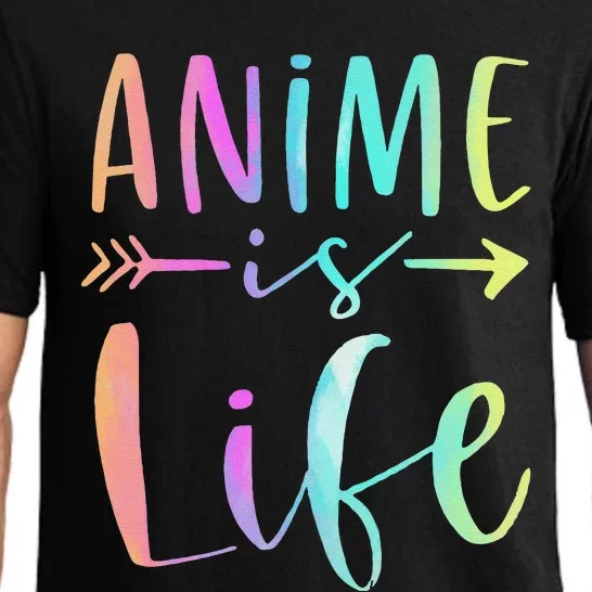 Anime is Life   Manga Anime Lover Gifts Anime Merch Pajama Set