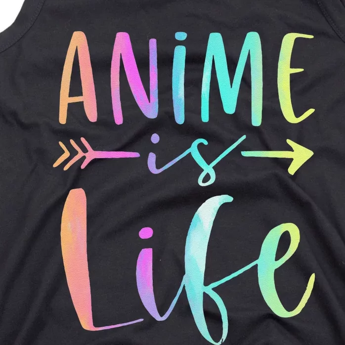 Anime is Life   Manga Anime Lover Gifts Anime Merch Tank Top