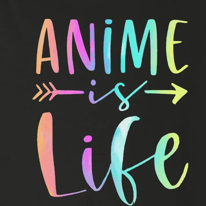 Anime is Life   Manga Anime Lover Gifts Anime Merch Toddler Long Sleeve Shirt