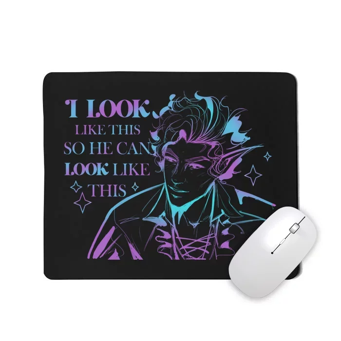 Astarion I Look Like This So He Can Look Like This Astarion BaldurS Gate 3 Mousepad