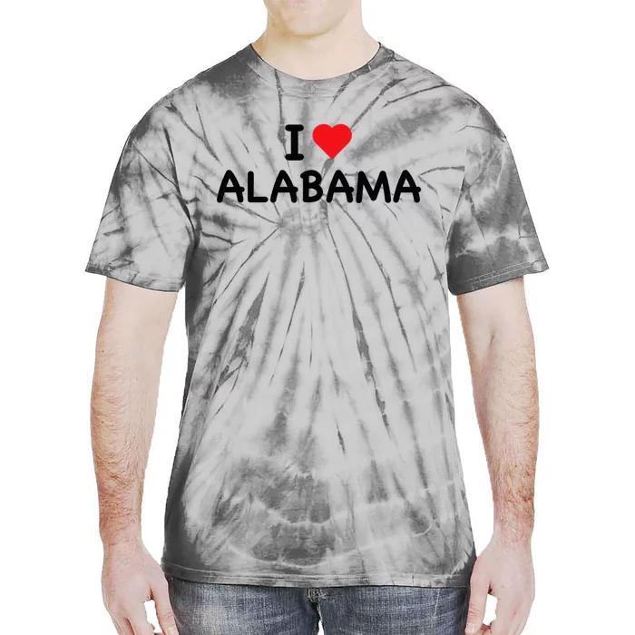 Alabama I Love Alabama Throwback Design Classic Tie-Dye T-Shirt