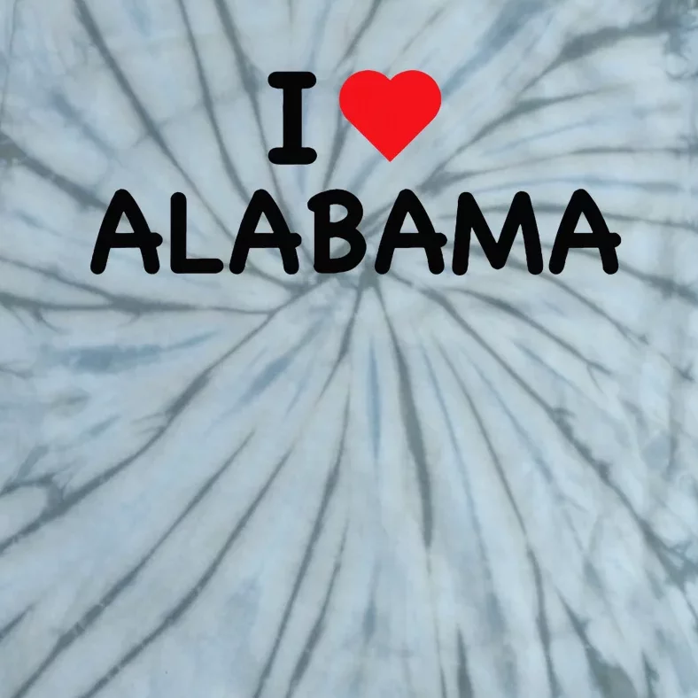 Alabama I Love Alabama Throwback Design Classic Tie-Dye T-Shirt