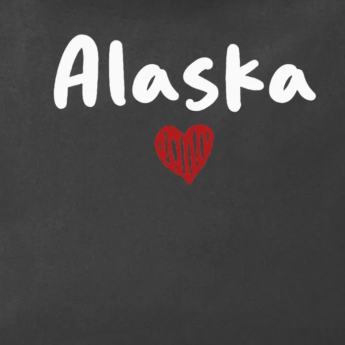 Alaska I Love Alaska Classic Zip Tote Bag