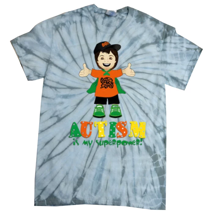 Autism Is My Superpower Tie-Dye T-Shirt