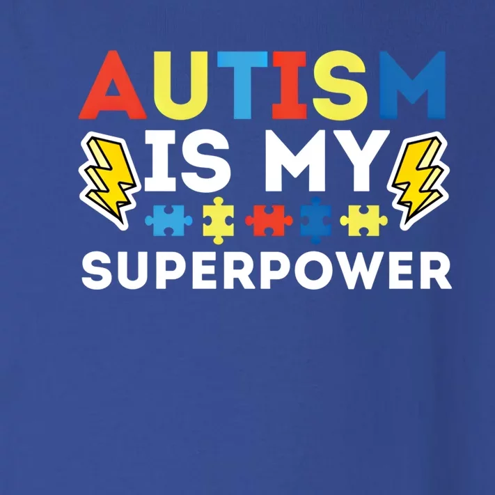 Autism Is My Superpower Autistic Advocate Gift Toddler Long Sleeve Shirt