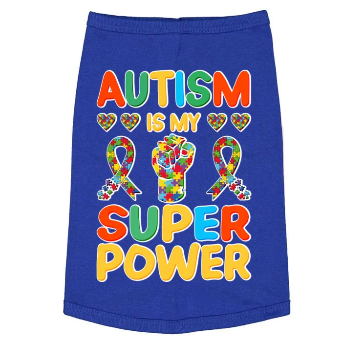 Autism Is My Super Power Doggie Tank