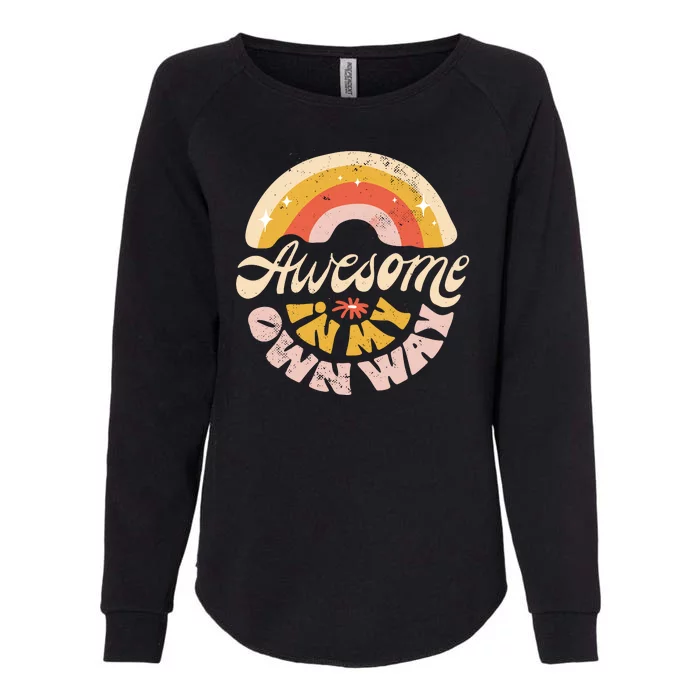 Awesome In My Own Way Vintage Womens California Wash Sweatshirt