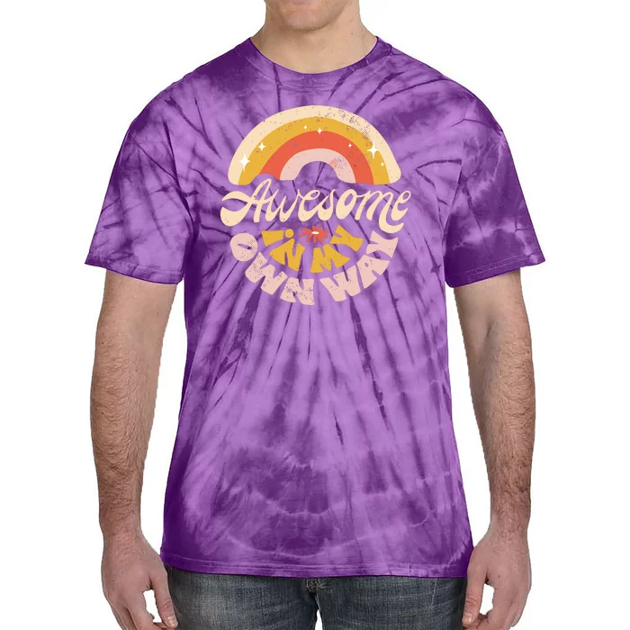 Awesome In My Own Way Vintage Tie-Dye T-Shirt