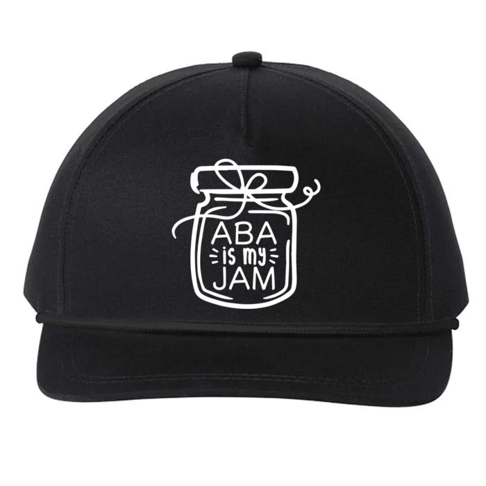 ABA Is My Jam Autism Awareness Snapback Five-Panel Rope Hat