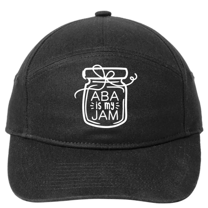 ABA Is My Jam Autism Awareness 7-Panel Snapback Hat