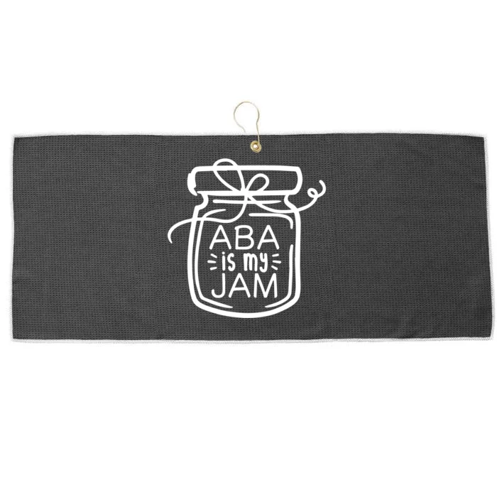 ABA Is My Jam Autism Awareness Large Microfiber Waffle Golf Towel