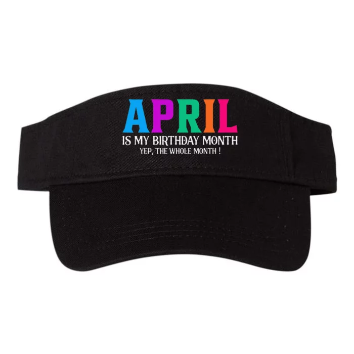 April Is My Birthday Month Yep The Whole Month! Valucap Bio-Washed Visor