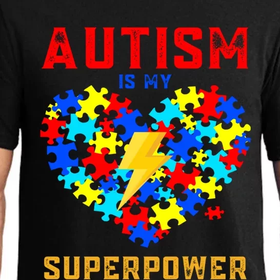 Autism Is My Super Power Superhero Autism Awareness Gift Pajama Set