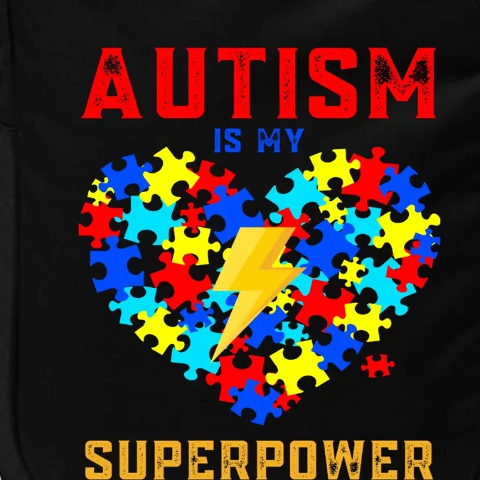 Autism Is My Super Power Superhero Autism Awareness Gift Impact Tech Backpack