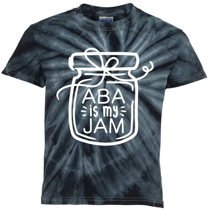 ABA Is My Jam Autism Awareness Kids Tie-Dye T-Shirt