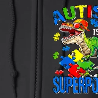 Autism Is My Super Power Full Zip Hoodie