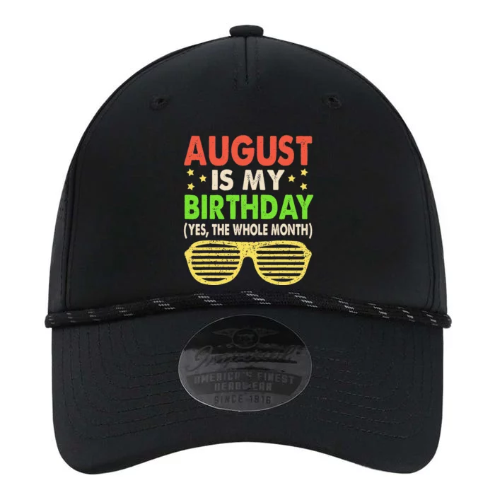 August Is My Birthday The Whole Month August Birthday Retro Performance The Dyno Cap