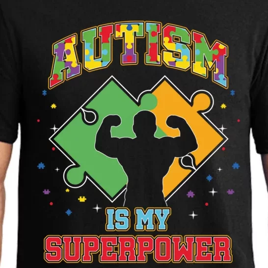 Autism Is My Superpower Autistic Autism Awareness Gift Pajama Set