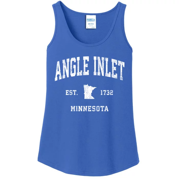 Angle Inlet Minnesota Mn Vintage Athletic Sports Ladies Essential Tank