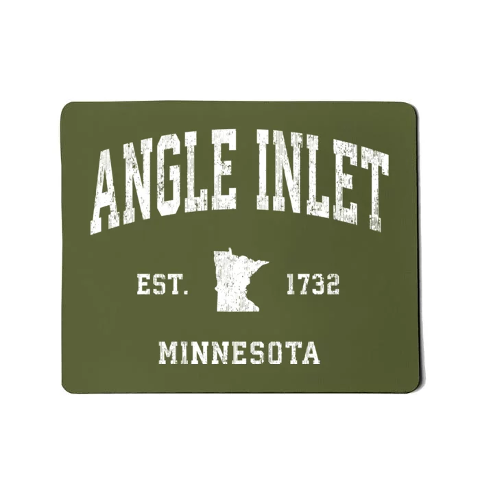 Angle Inlet Minnesota Mn Vintage Athletic Sports Mousepad