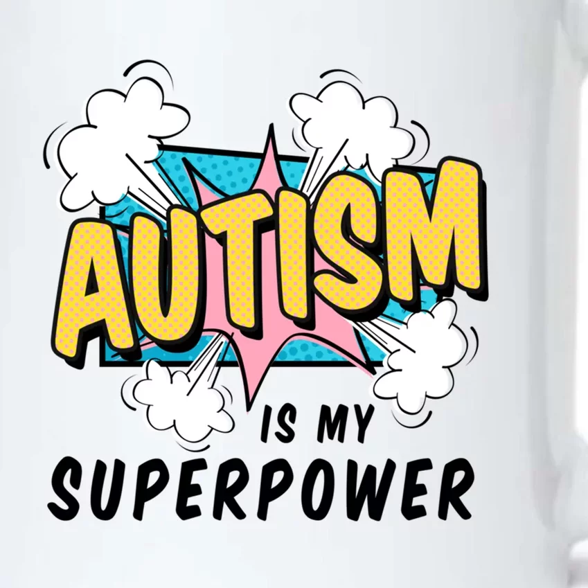 Autism Is My Superpower / Raise Awareness Autistic Support Cute Gift Black Color Changing Mug