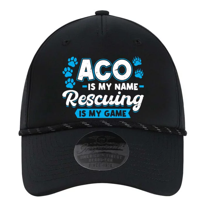 Aco Is My Name Rescuing Is My Game Gift Animal Control Officer Gift Performance The Dyno Cap