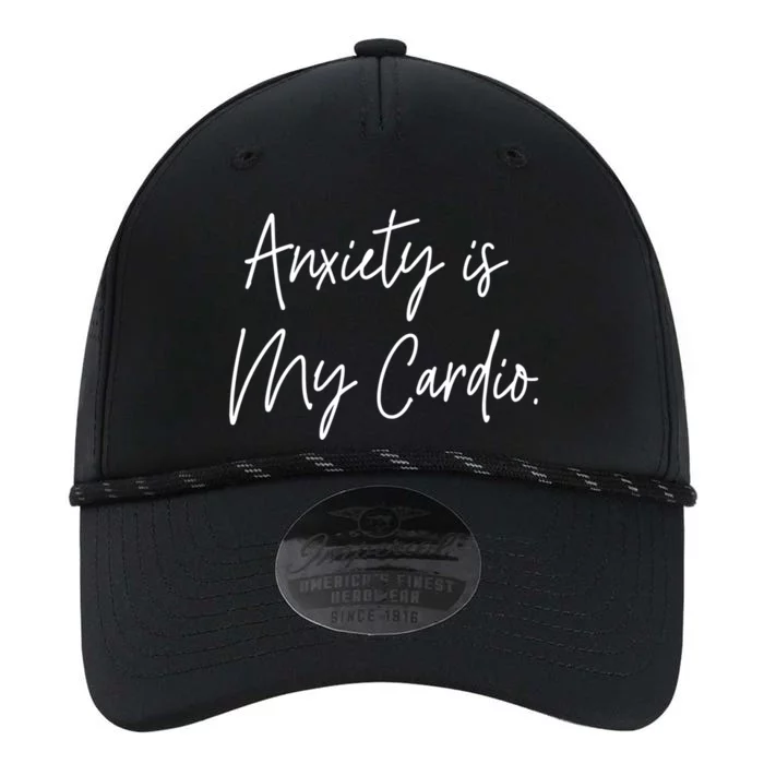 Anxiety Is My Cardio Funny Anxious Nervous People Gift Meaningful Gift Performance The Dyno Cap