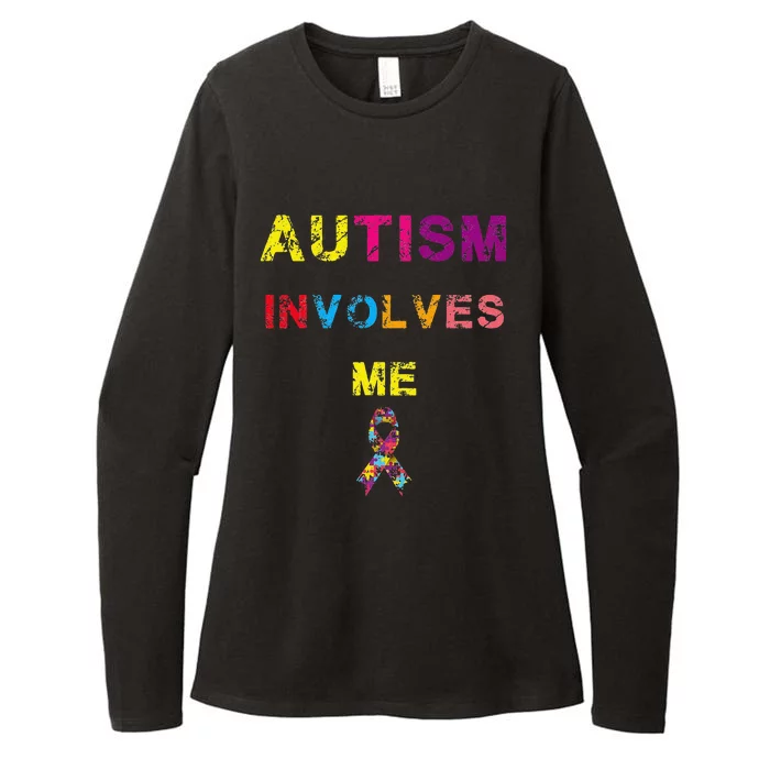 Autism Involves Me Autism Awarness Day April Womens CVC Long Sleeve Shirt