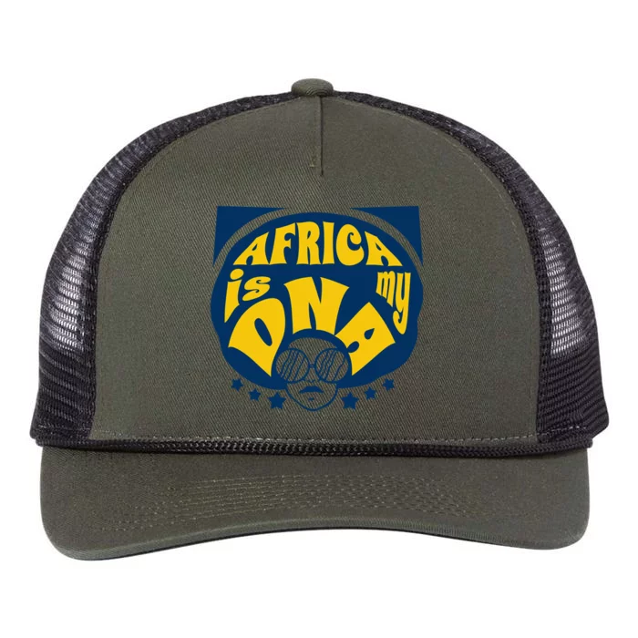 Africa Is My DNA Black History Month Retro Rope Trucker Hat Cap