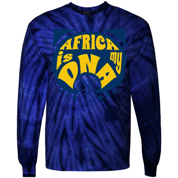 Africa Is My DNA Black History Month Tie-Dye Long Sleeve Shirt