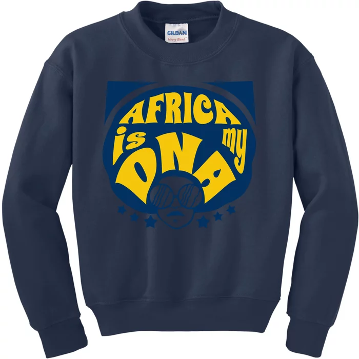 Africa Is My DNA Black History Month Kids Sweatshirt