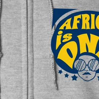 Africa Is My DNA Black History Month Full Zip Hoodie