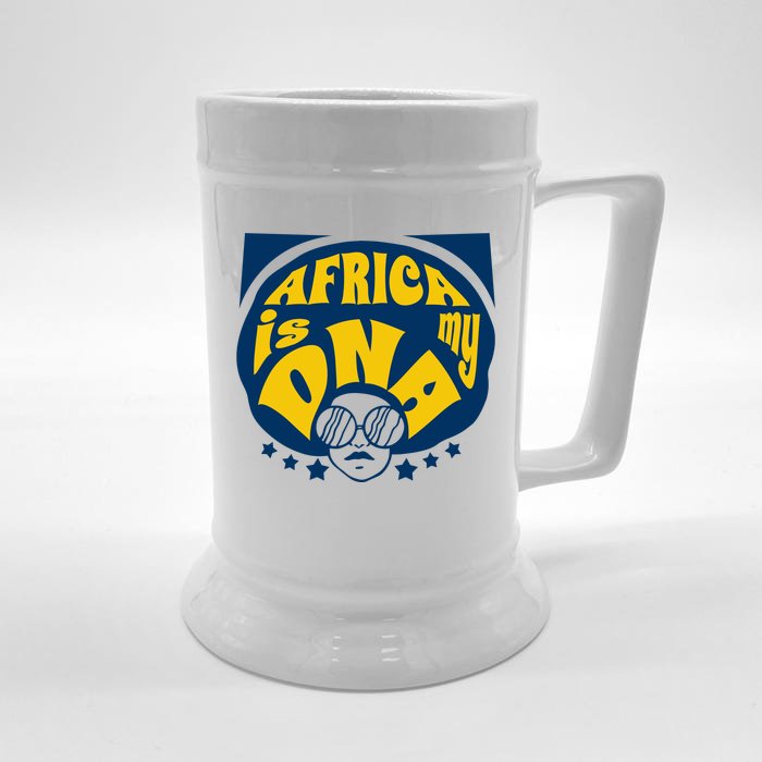 Africa Is My DNA Black History Month Front & Back Beer Stein