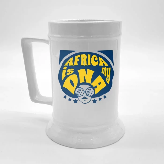 Africa Is My DNA Black History Month Front & Back Beer Stein