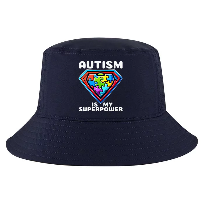 Autism Is My Superpower Superhero Cute Gift Cool Comfort Performance Bucket Hat