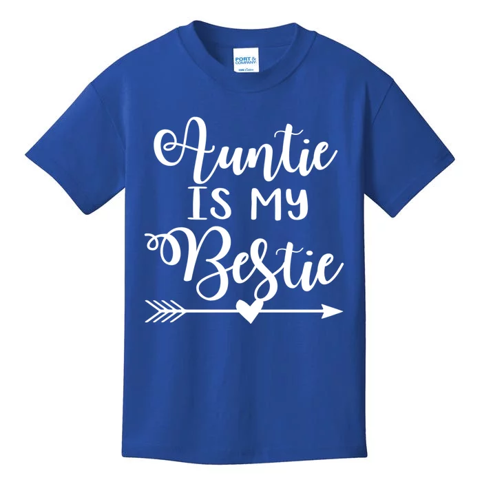 Auntie Is My Bestie Gift Kids T-Shirt