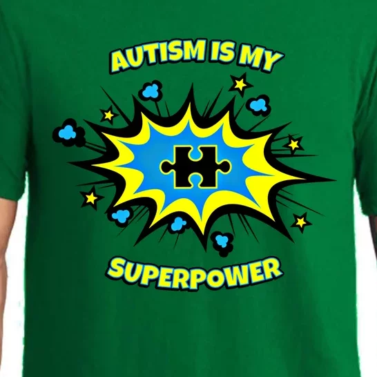 Autism Is My Superpower Cute Superhero Autistic Cool Gift Pajama Set