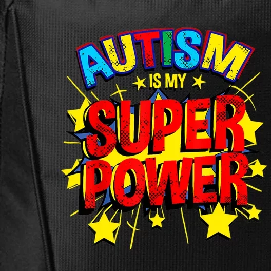 Autism Is My Superpower Autism Awareness City Backpack