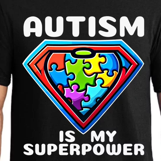 Autism Is My Superpower Superhero Gift Pajama Set