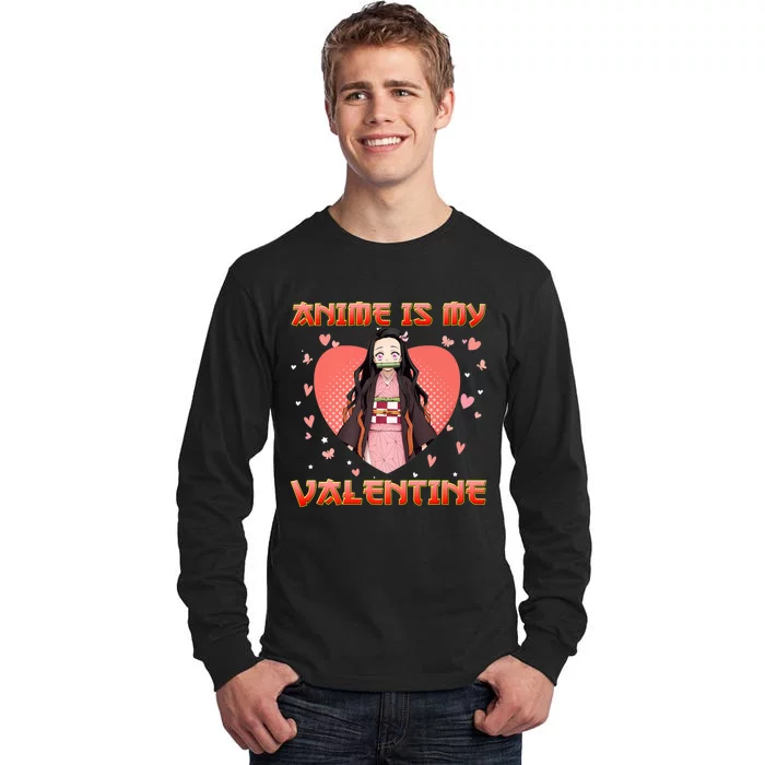 Anime Is My Valentine Vintage Cute Japanese Manga Arts Tall Long Sleeve T-Shirt