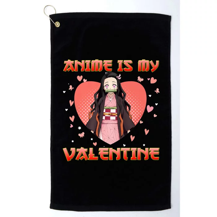 Anime Is My Valentine Vintage Cute Japanese Manga Arts Platinum Collection Golf Towel