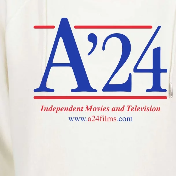 A24 Independent Movies And Television Womens Funnel Neck Pullover Hood